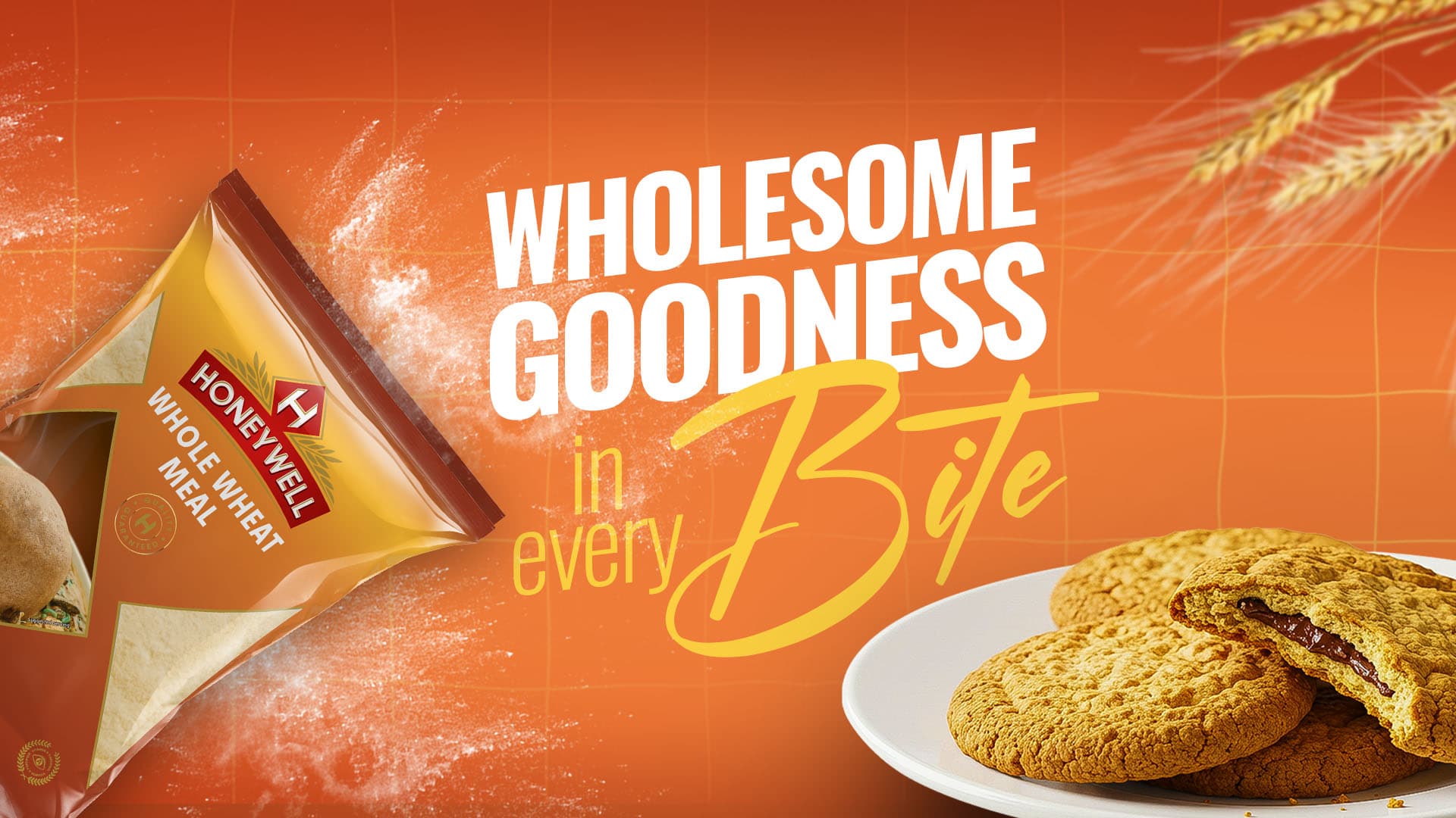 Wholesome Goodness in every Bite - Honeywell Whole Wheat Meal products